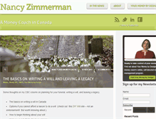 Tablet Screenshot of nancyzimmerman.com